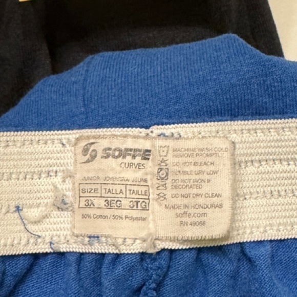 Two pairs Soffe Shorts gym preppy cheer - Picture 2 of 2